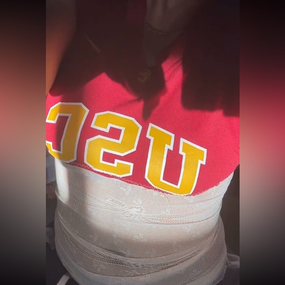 Reworked USC basketball jersey (sz S) - Picture 3 of 3